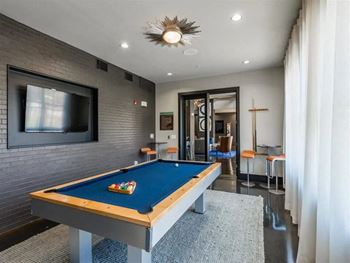 Pool Table at Highline Urban Lofts in Cypress, TX
